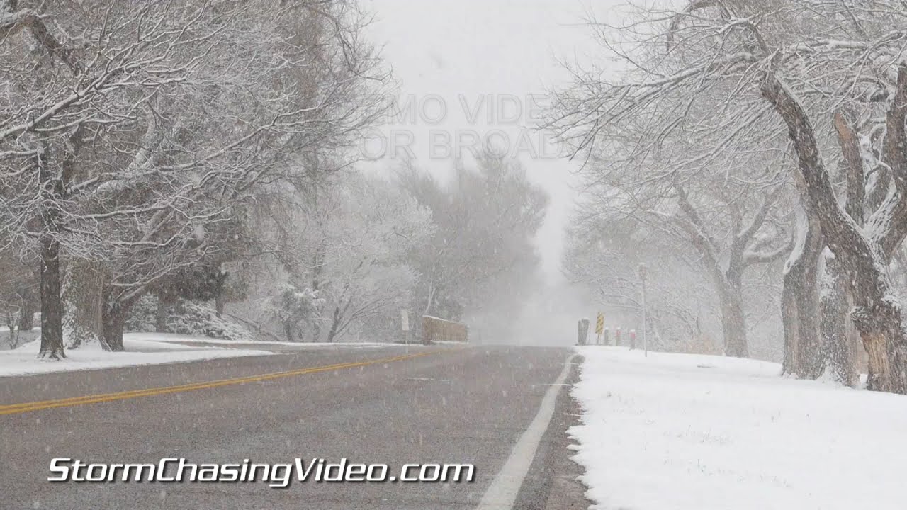 12/27/2014 Oklahoma City OK Morning Snow B-roll