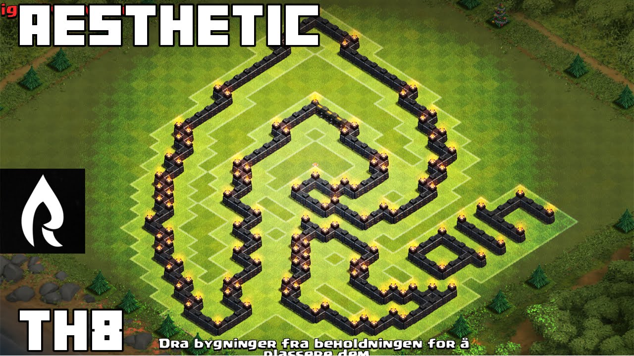 Clash Of Clans: TH8 Farming Base [FaZe Rain]
