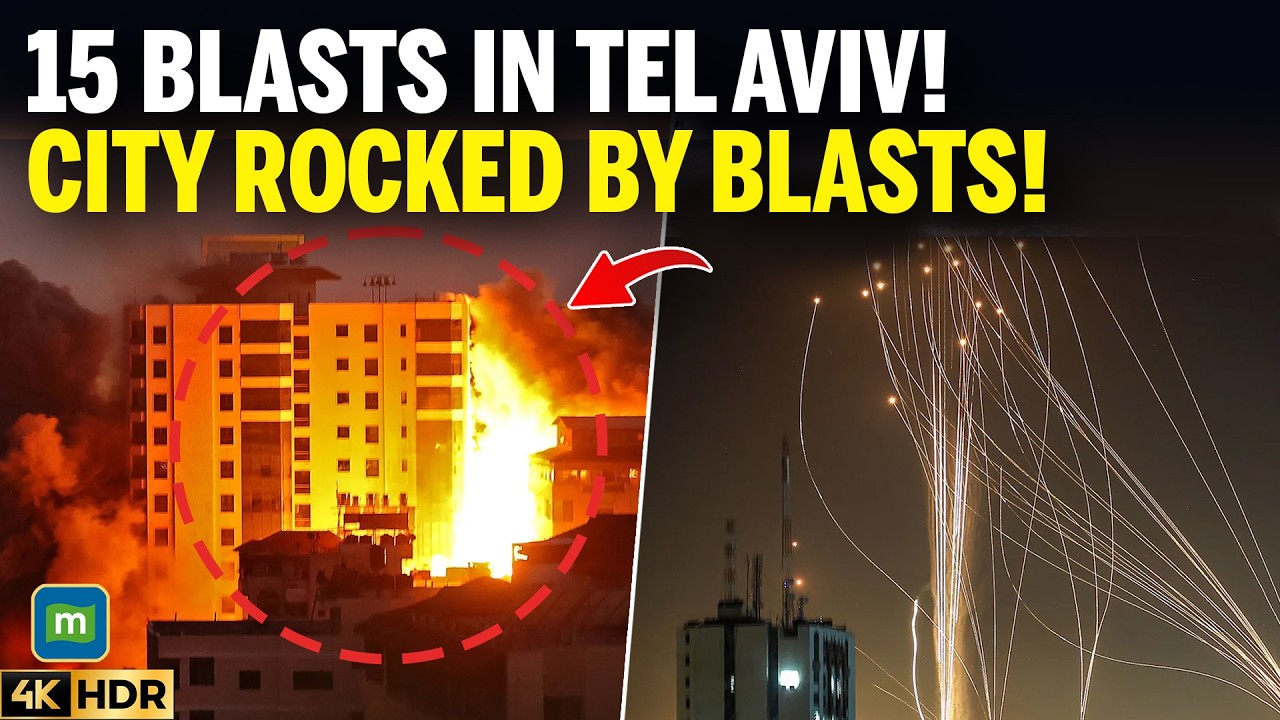 TEL AVIV &lsquo;ON FIRE&rsquo;: Iran Fires Cluster Bomb Missiles; 15+ Explosions Rock City