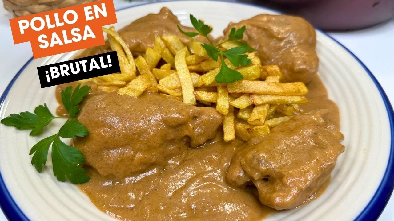 POLLO en SALSA de SETAS, esta INCREIBLE de RICO