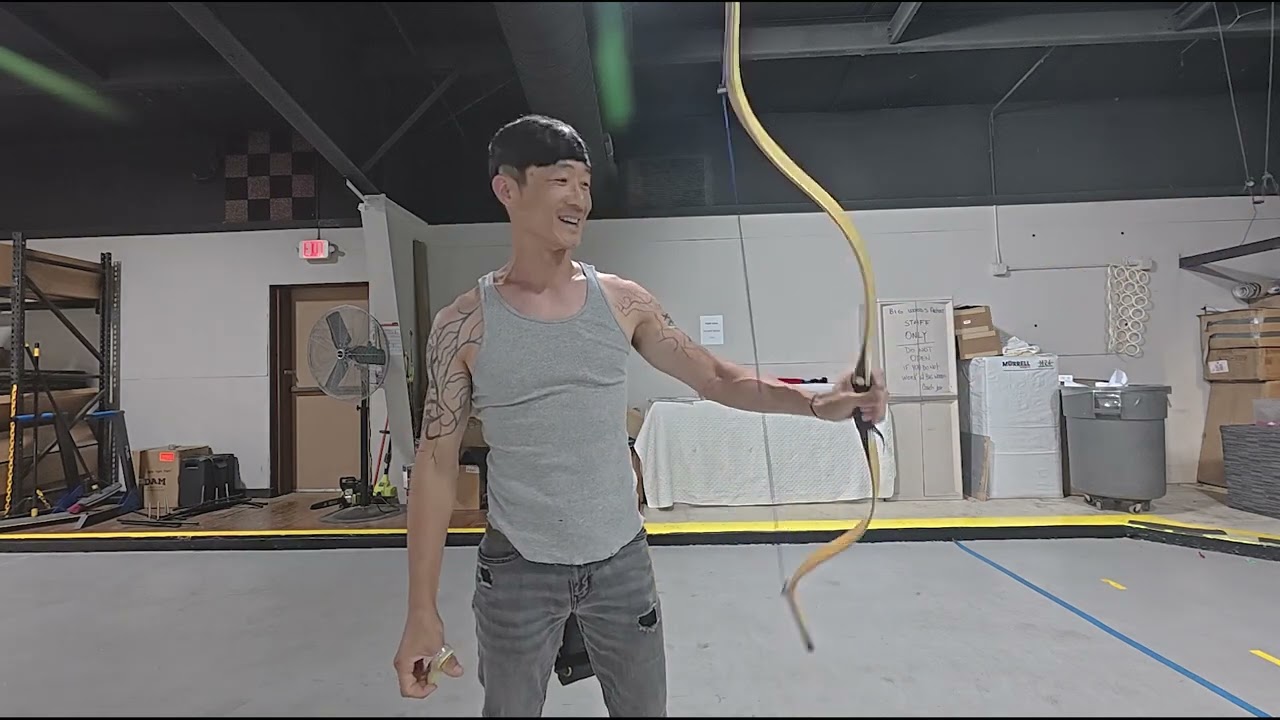 'Golden River' Short Manchu bow