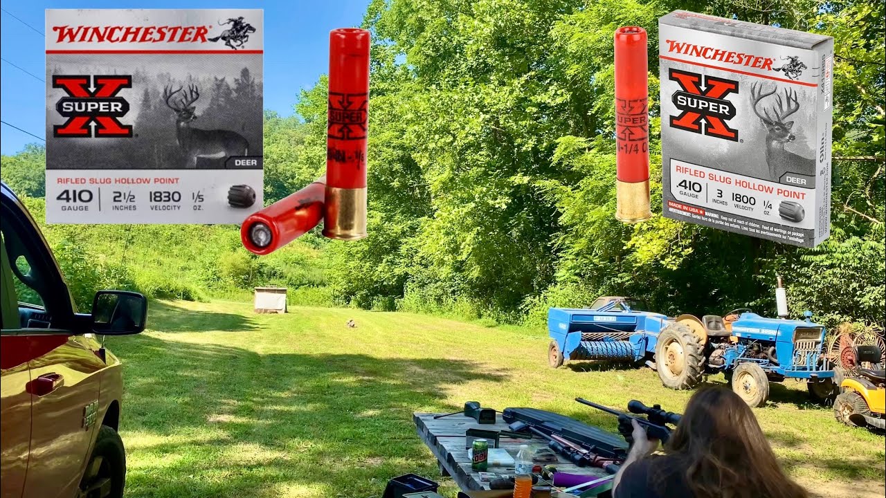 Winchester .410 Slugs - 2000 FPS In A Shotgun? 