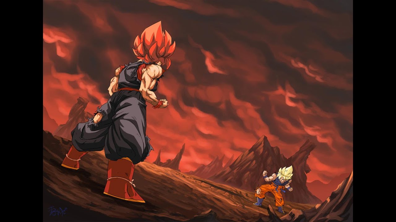 what if Evil Goku, Goku VS Evil Goku