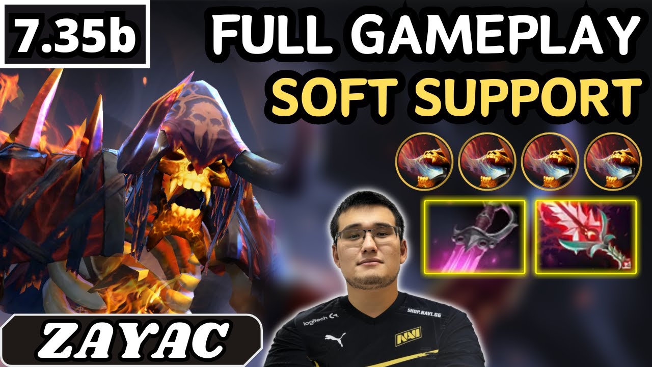 7.35b - Zayac CLINKZ Soft Support Gameplay - Dota 2 Full Match Gameplay