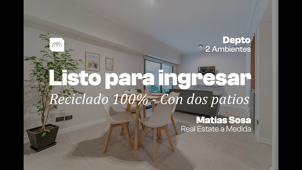Departamento 2 ambientes ubicado en 25 de Mayo 3133 - Barrio 
