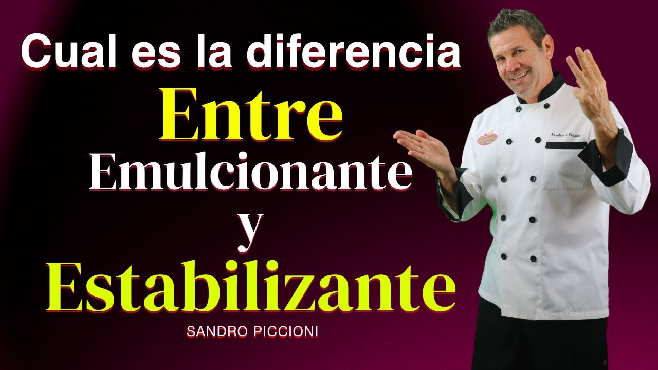 Diferencia entre Emulcionante y Estabilizante en Heladeria- Sandro Piccioni Coaching