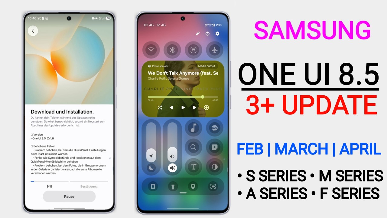 Samsung One Ui 8.5 Update : Release for 3 Device, Schedule | S25,S24,A55,A35,S23/S24 Ultra,S24 Fe