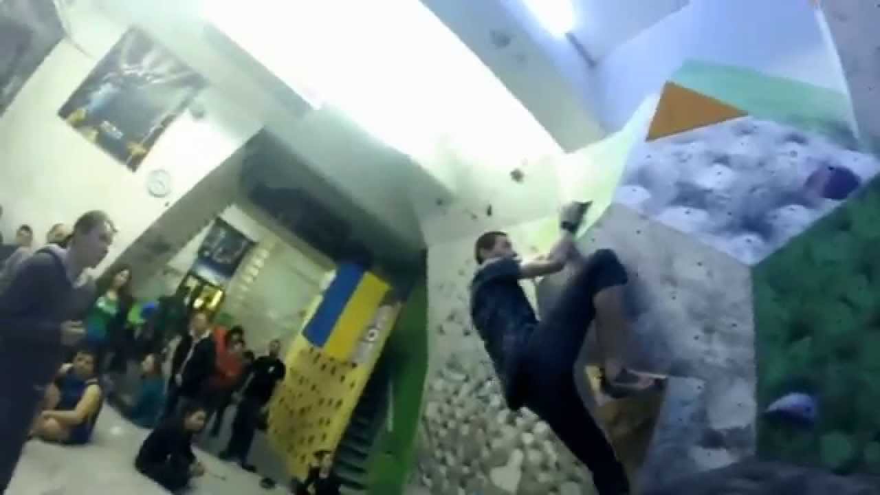 Финал кубка Украины по скалолазанию (боулдеринг) 2015.  Моменты