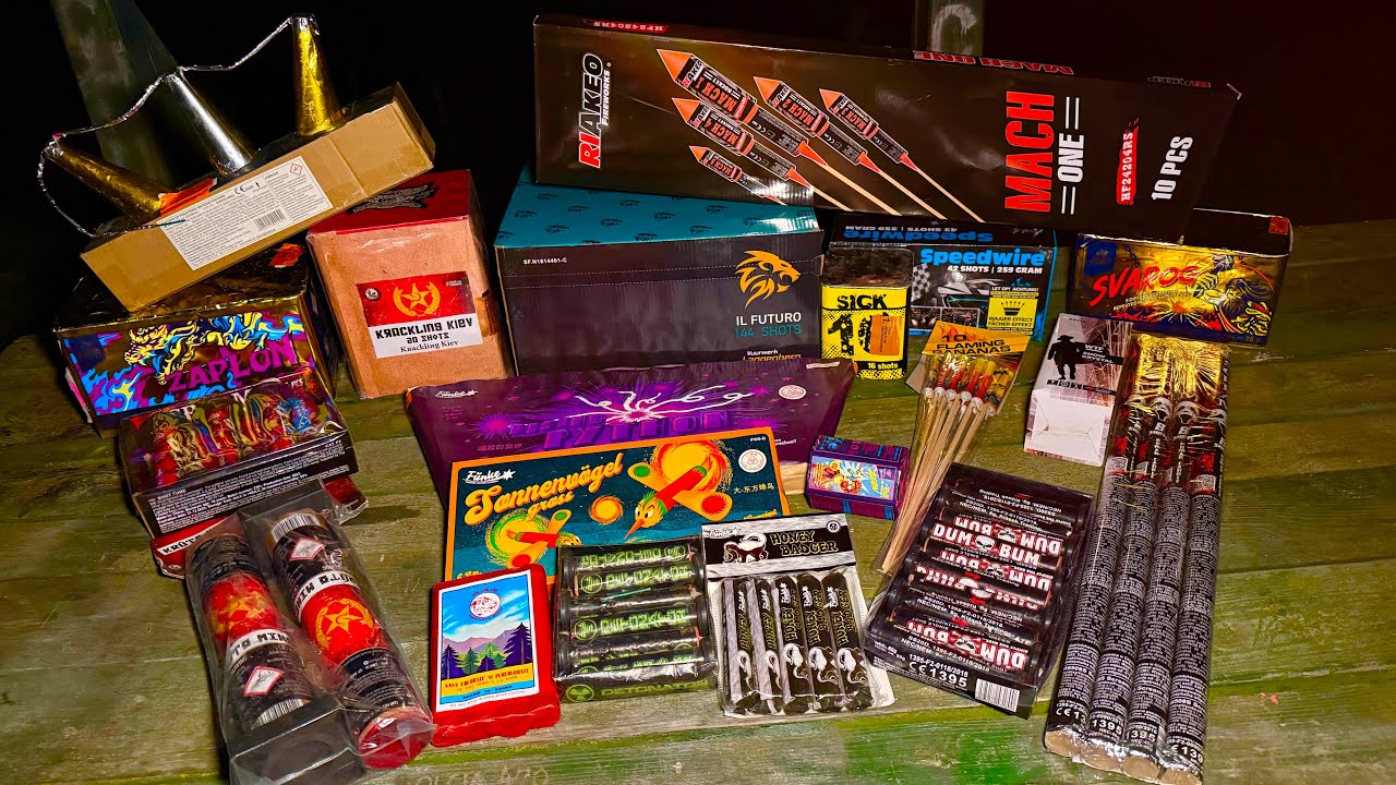 XXL FEUERWERKS MISCHUNG ANZÜNDEN! Raketen, Böller, Batterien & mehr 😱💥 + GEWINNSPIEL! 