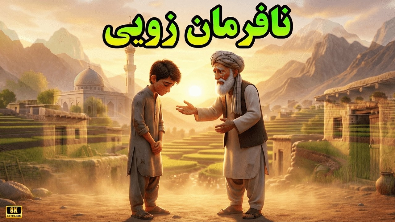 نافرمان زوی انجام | Pashto Cartoon Story | The Fate Of The Disobedient Son