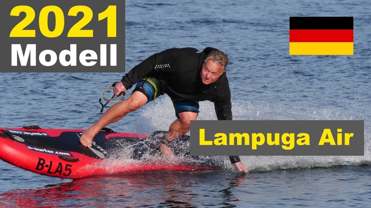 Lampuga 2021    Surfbrett mit Motor im Test