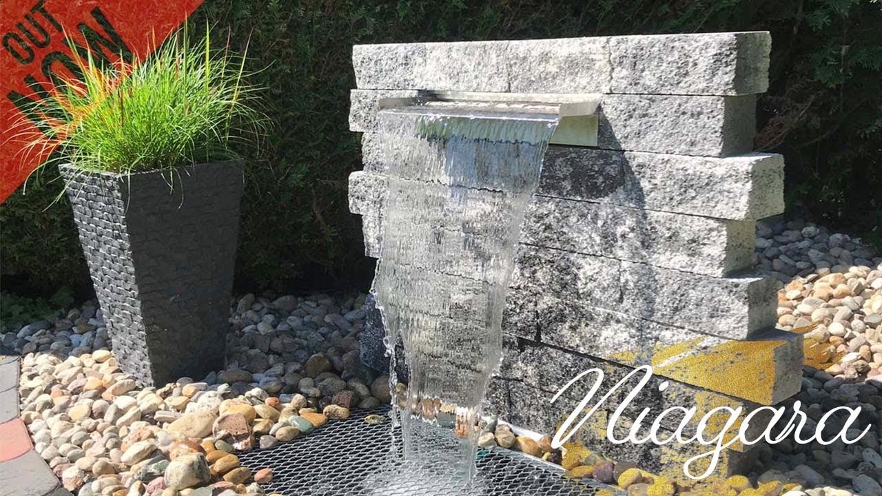 ▶ GARTENOASE ◀ WASSERFALL SELBER BAUEN !!! Wasserfall für Garten