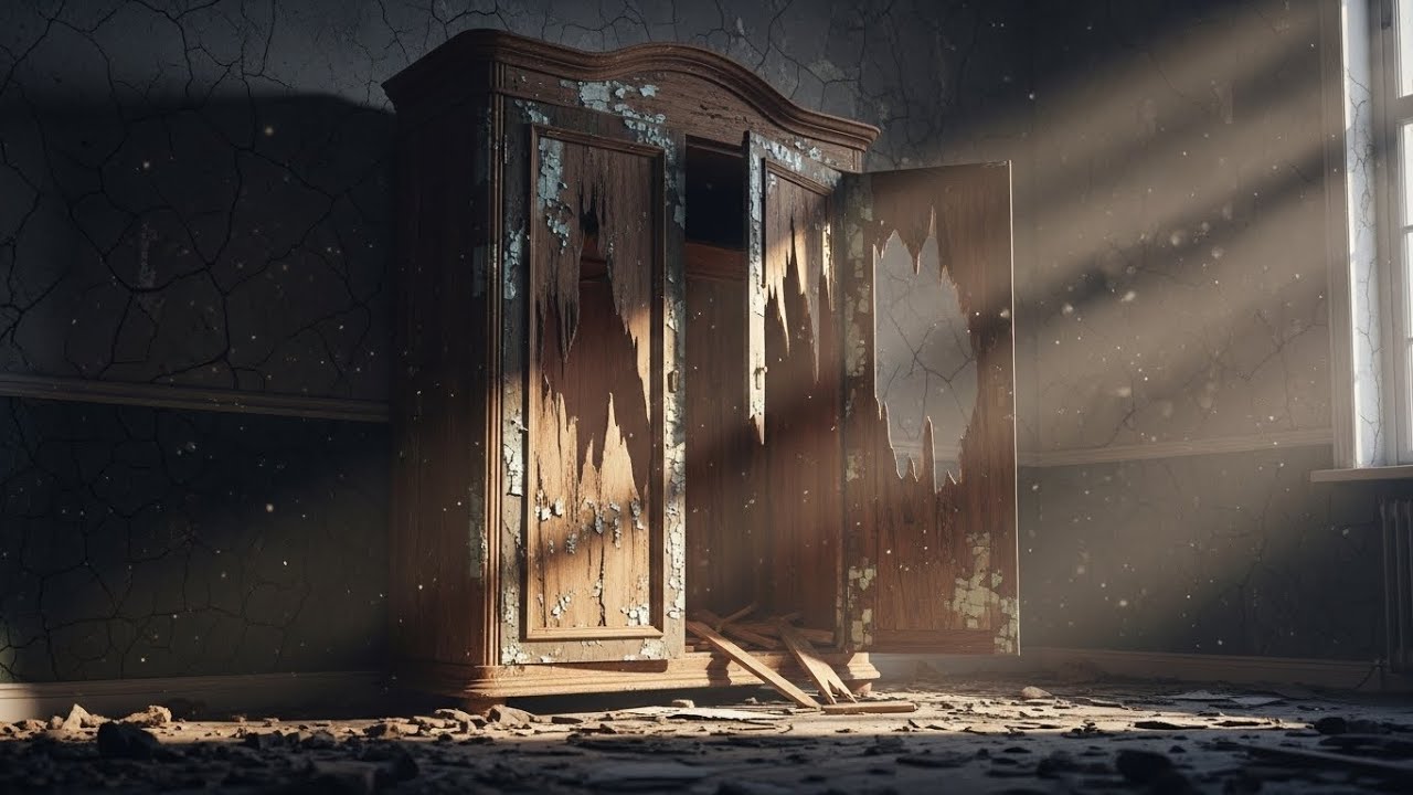 ASMR Antique Wardrobe Restoration 🪵 From Termite Damage to Luxury Custom Closet (Full Rebuild)