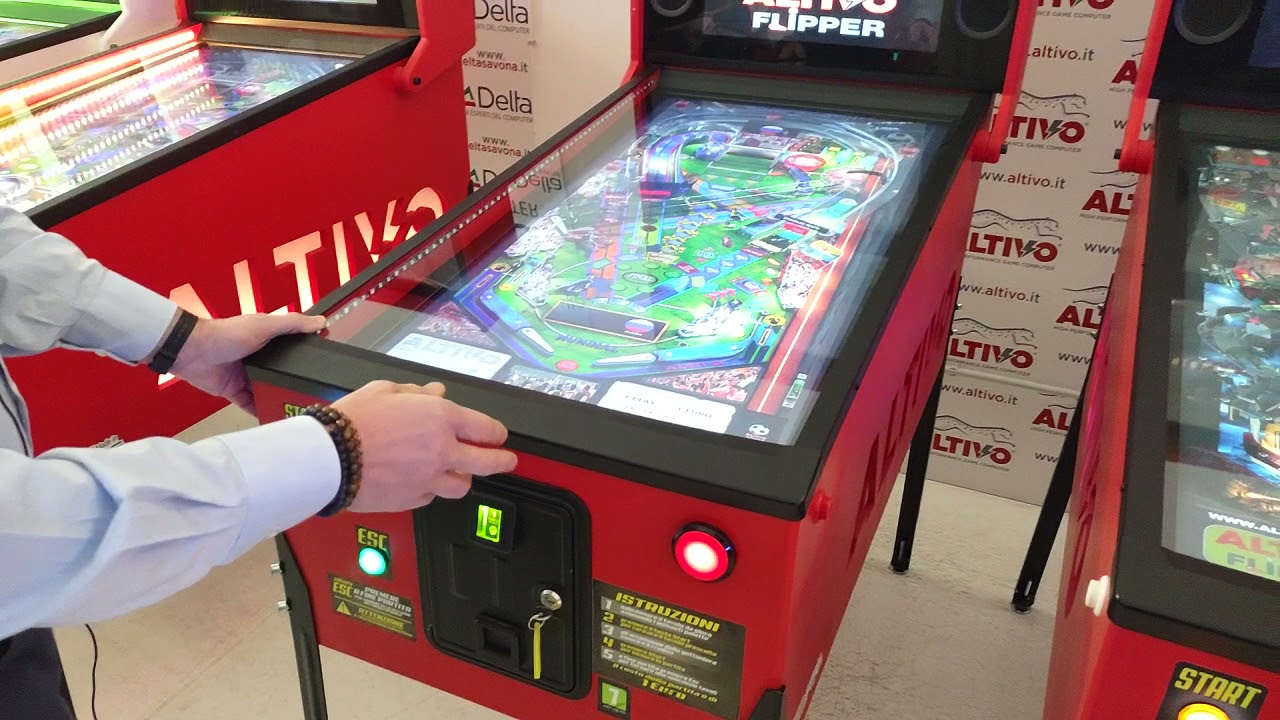 Nuova versione Flipper Altivo 2021 ancora più divertente e coinvolgente! Per Bar, Pub, Birrerie