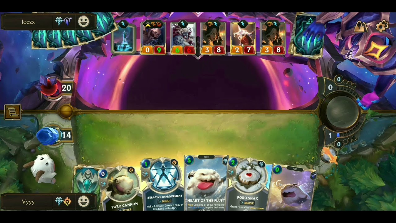 Swimstrim Poros + Glorious Evolution 20HP OTK (Legends of Runeterra)