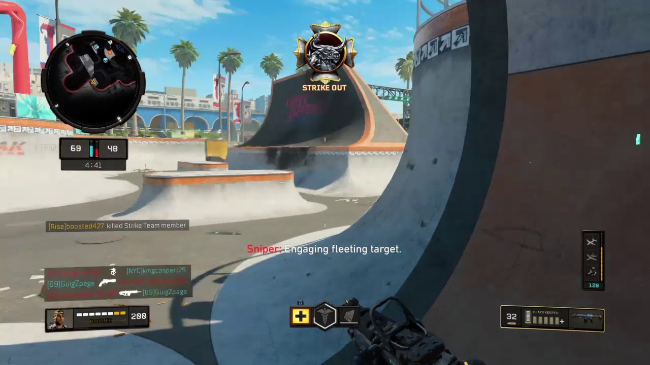 BO4 sniper nest, thresher, gunship at the same time