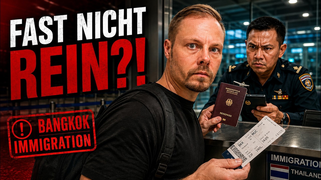 Am Flughafen wurde es kritisch (Thailand, Bangkok)