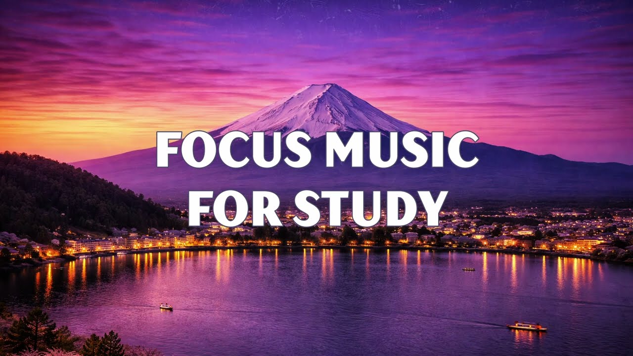 Twilight Silence — Focus Music Beneath Mount Fuji | Midnight Desk