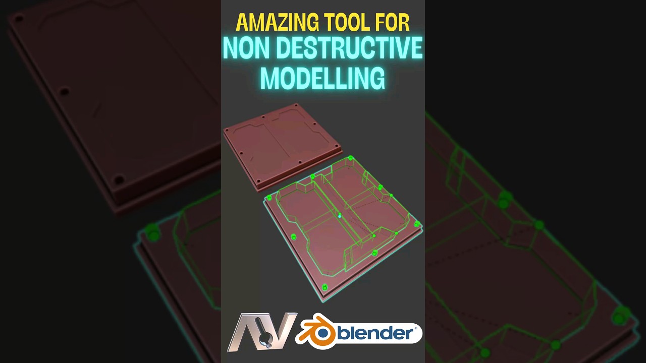 Awesome tool for non-destructive modelling in Blender