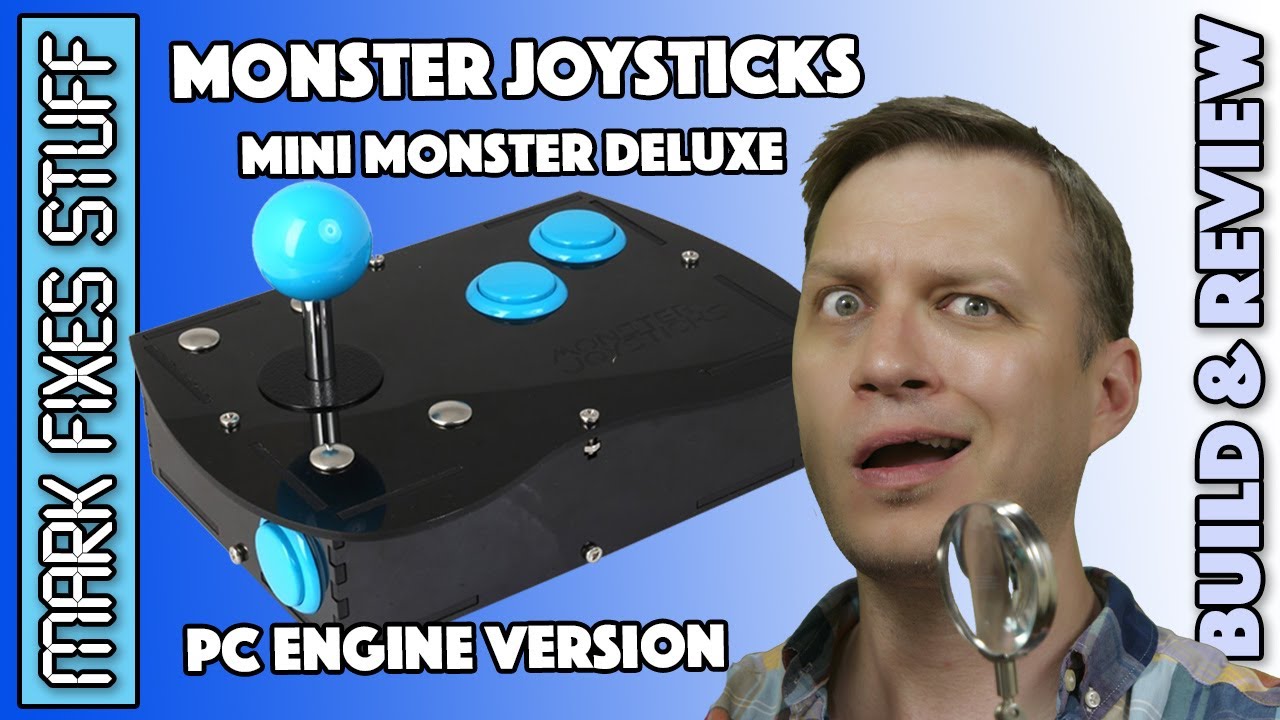 Building a Monster Joysticks “Mini Monster Deluxe” - Full Build & Review - PC Engine Version