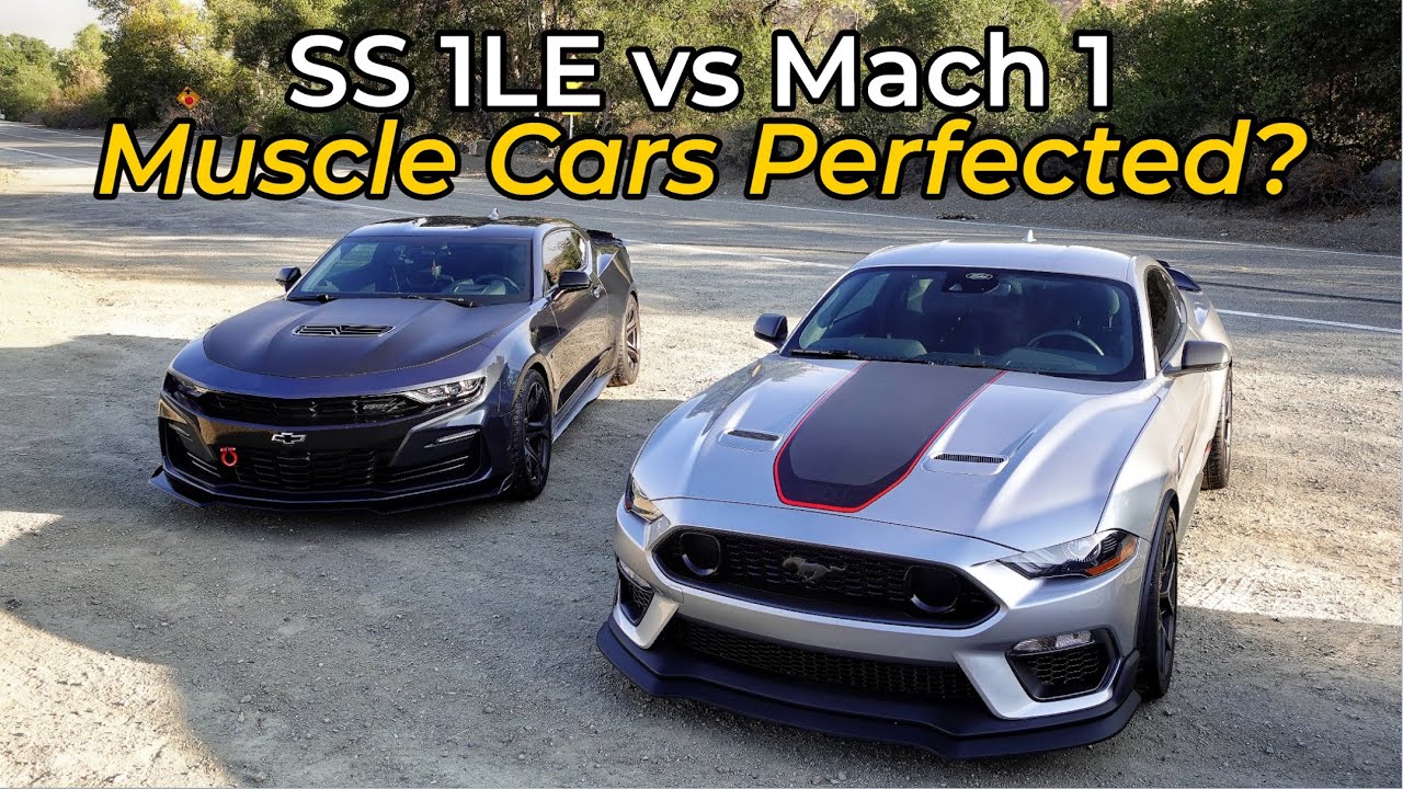 Chevrolet Camaro SS 1LE vs Ford Mustang Mach 1 - Head to Head Review!