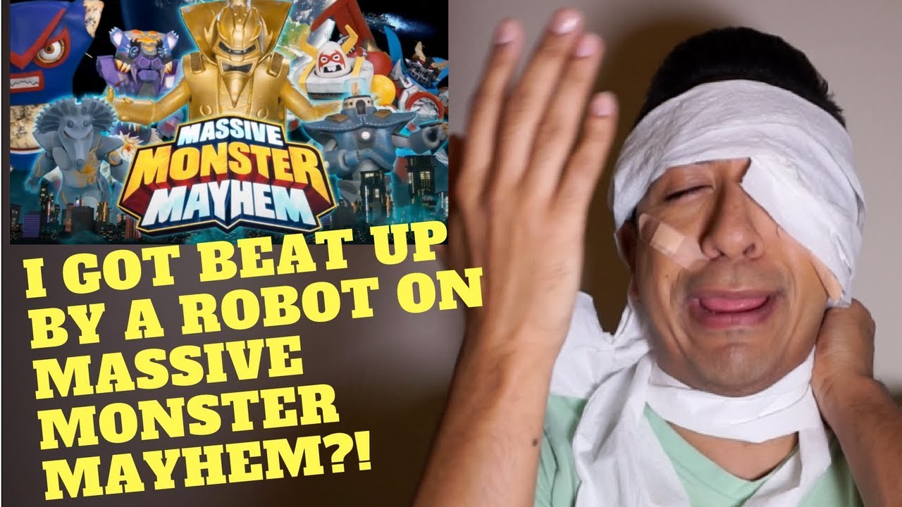 I GOT BEAT UP BY A ROBOT ON MASSIVE MONSTER MAYHEM?!