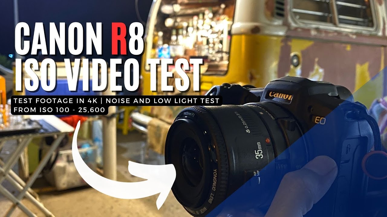Canon R8 Low Light ISO Test