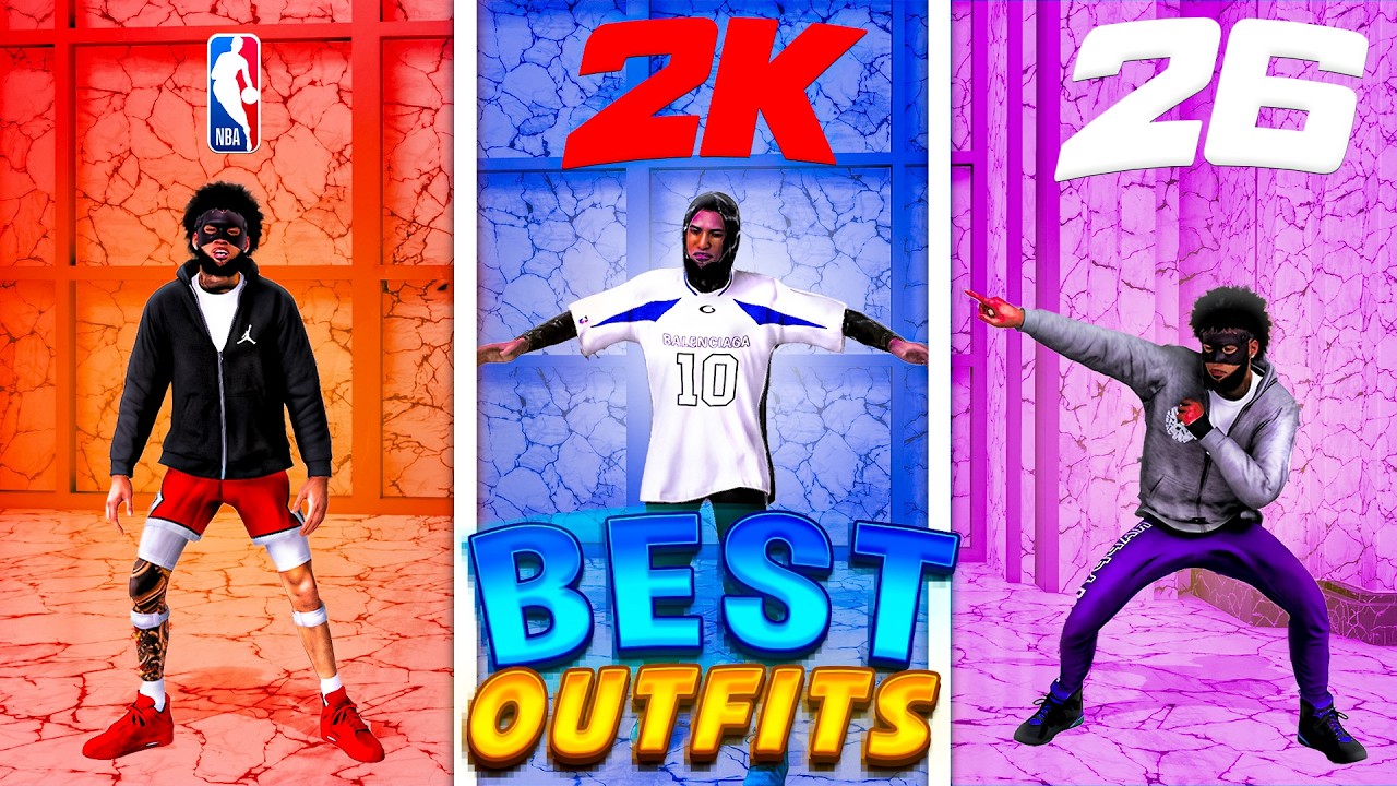 *НОВИНКА* САМЫЕ КРУТЫЕ КОСТЮМЫ В NBA 2K26! ВЫГЛЯДИТЕ КАК ОХРАННИК НА СТАДИОНЕ - ЛУЧШИЕ КОСТЮМЫ В ...