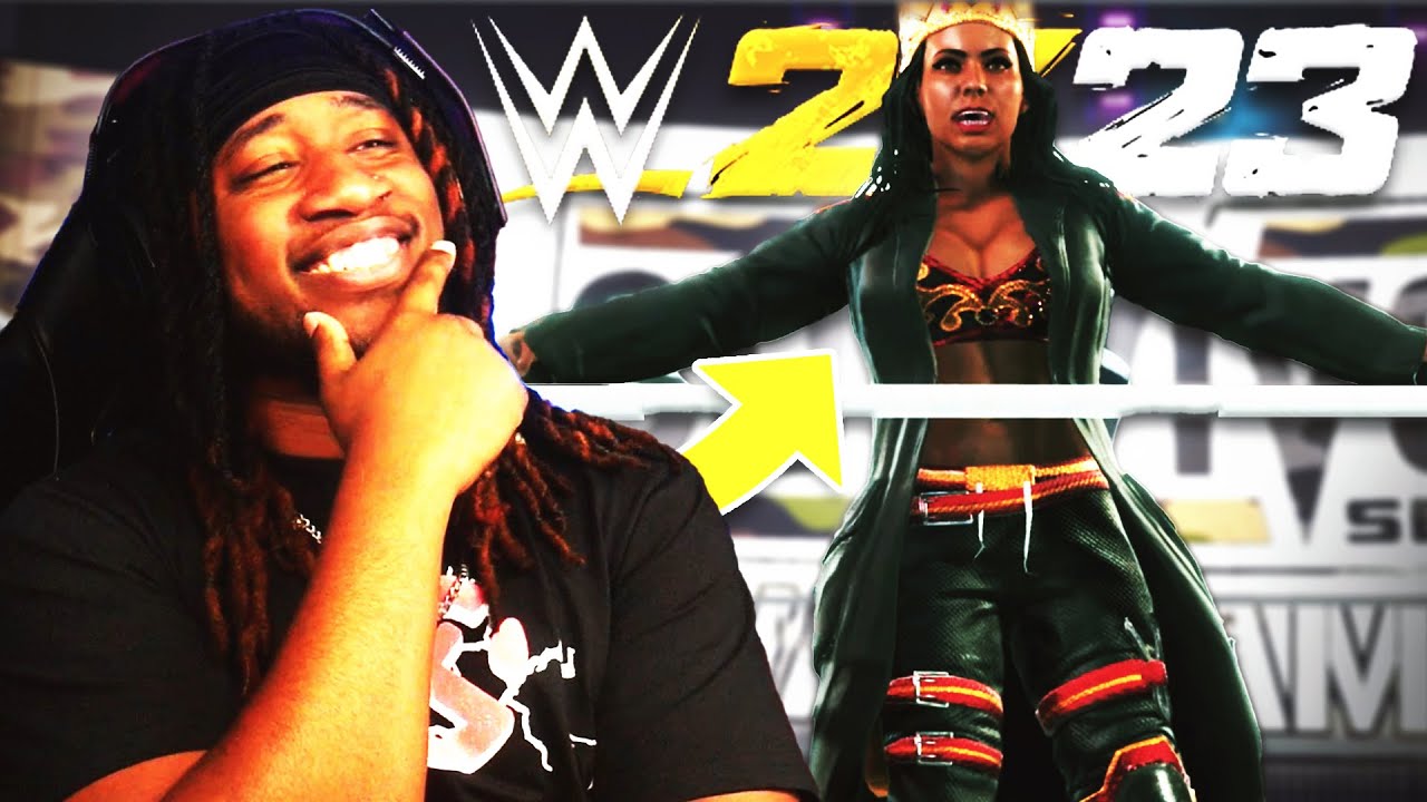 WWE 2K23 FEMALE MyRISE #1 - CREATION OF THE FEMALE GOAT!