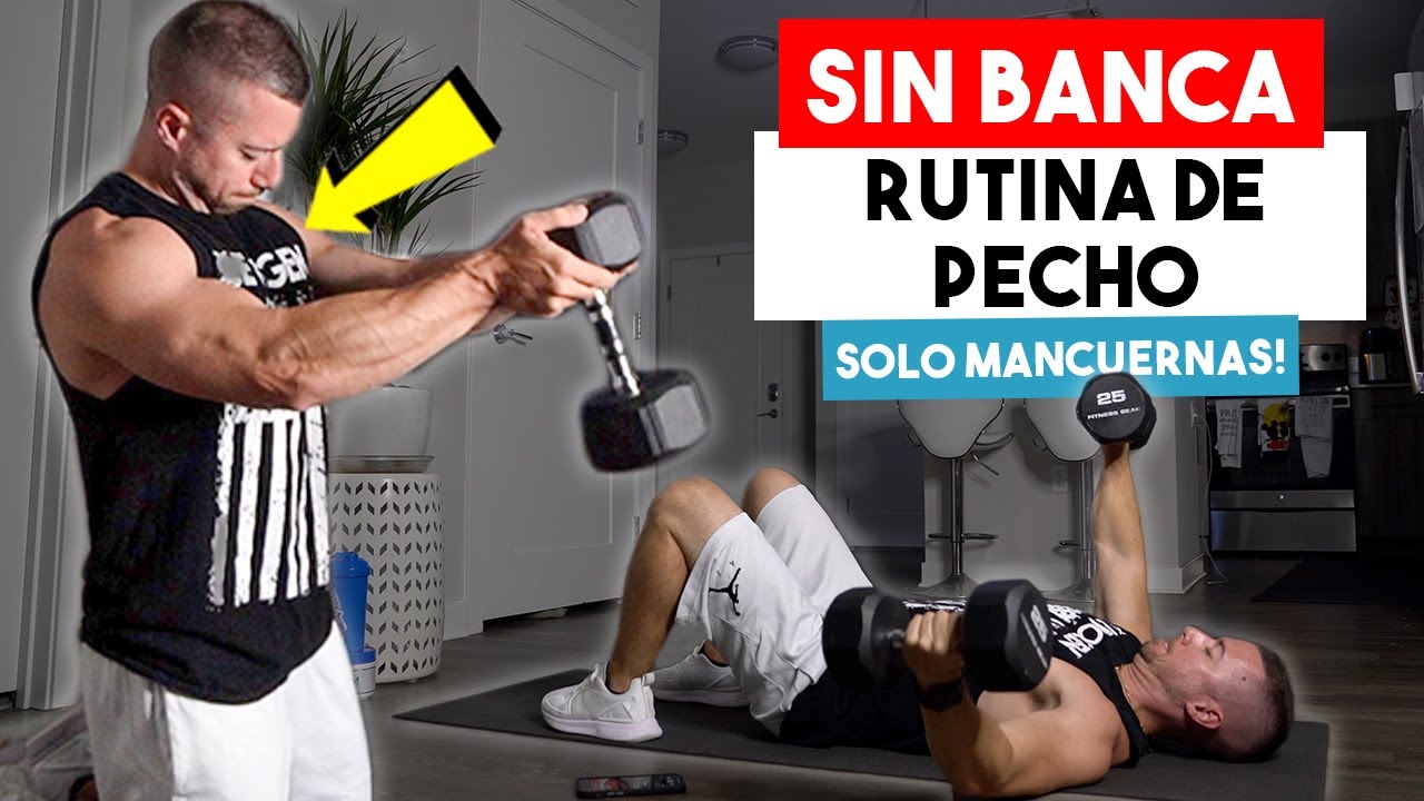 RUTINA DE PECHO // SOLO MANCUERNAS // Los Mejores Ejercicios de Pecho (27 Minutos Para Marcarte!)