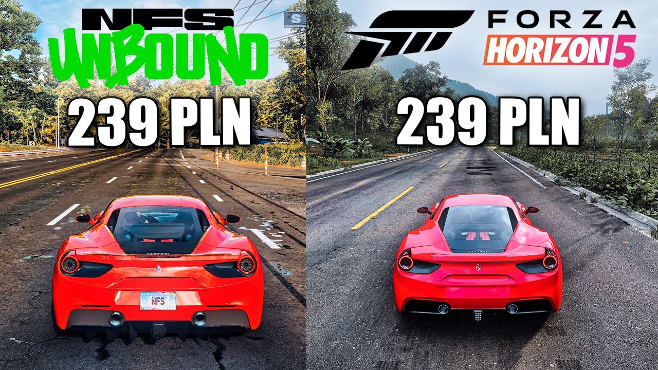 co kupić, Forza Horizon 5 czy Need For Speed Unbound [szczera opinia]