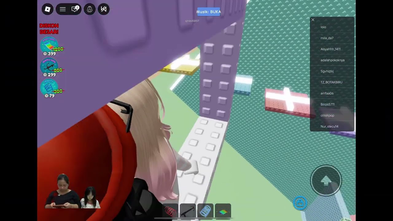 MAIN MENARA MIRING SERU TAPI LUMAYAN SUSAH NIH ⁉️ #roblox 
