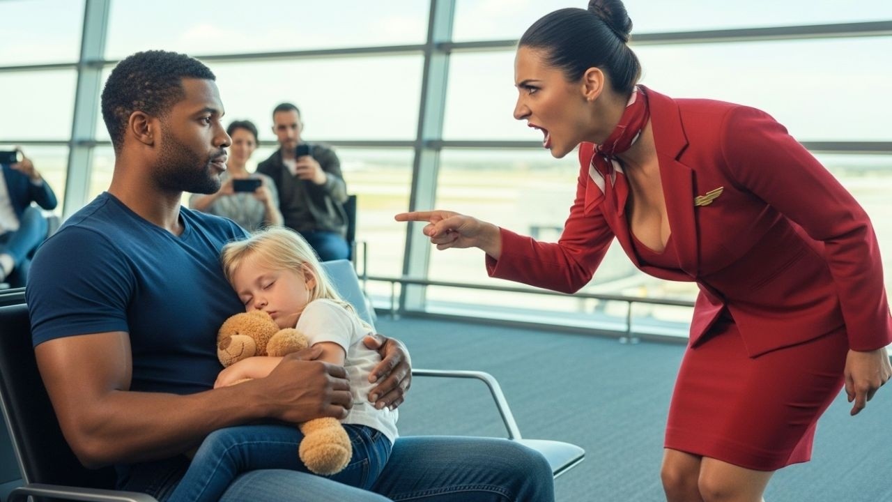 “Get Out Now!” Airport Staff Dragged the back Single Dad Away — Then His Private Jet Touched Down