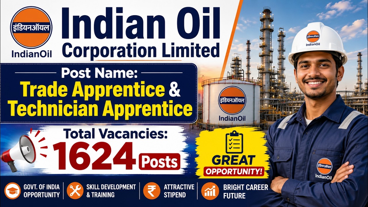 IOCL Trade and Technician Apprentice Job Recruitment Apply Now @jobdekho123