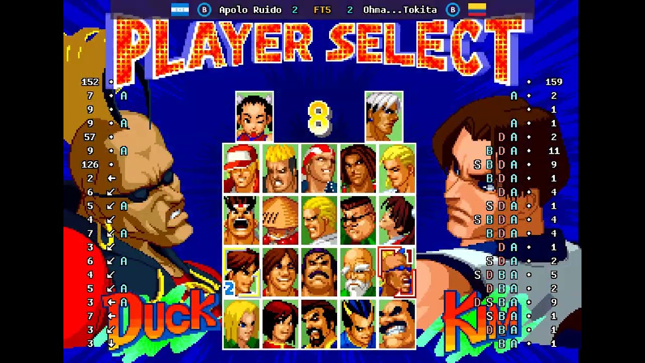 Real Bout Fatal Fury 2 - 🇭🇳 Apolo Ruido(B) vs 🇨🇴 Ohma...Tokita(B) | Fightcade