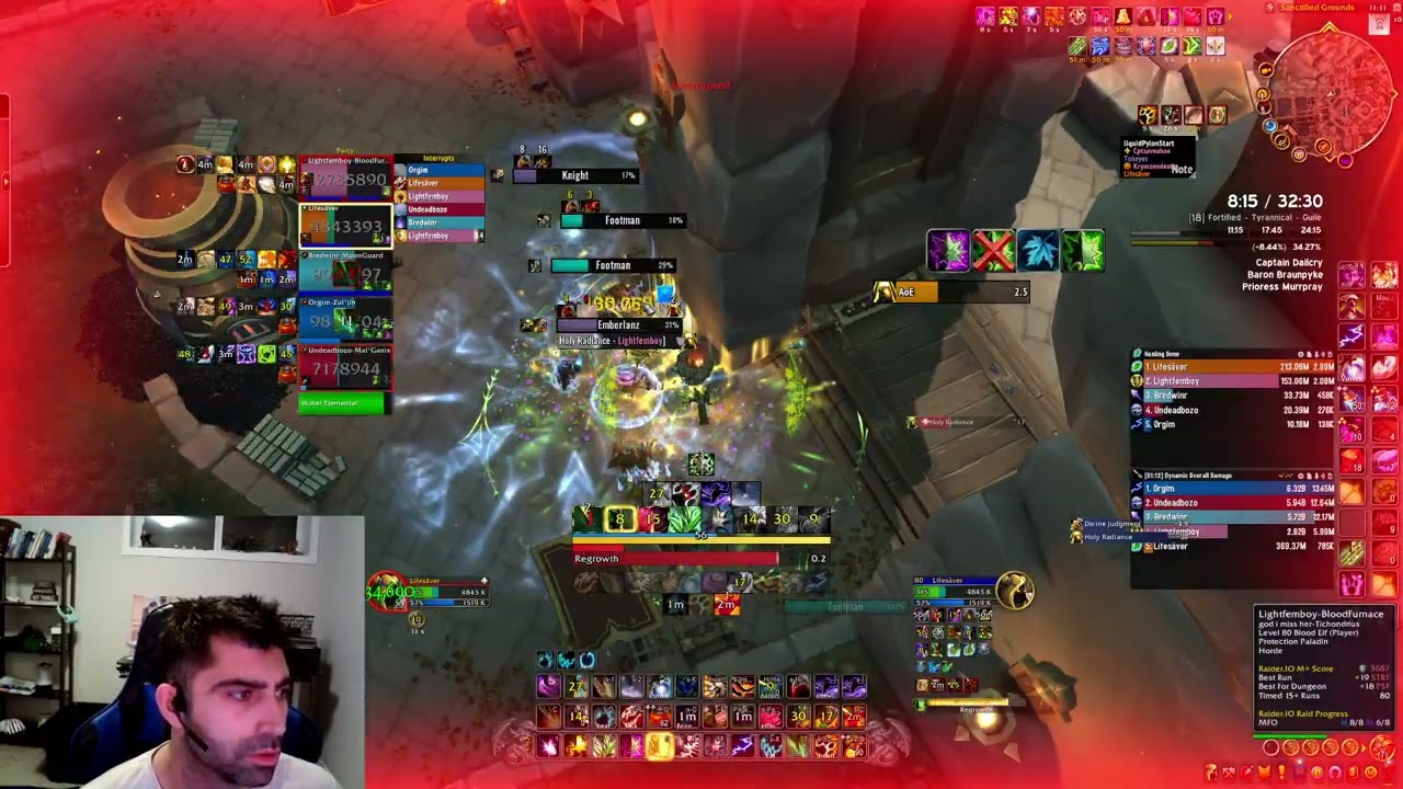 +18 Priory of the Sacred Flame | Resto Druid POV | No deaths!