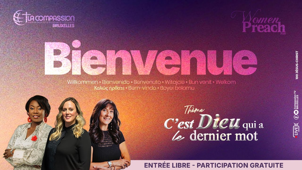 WOMEN PREACH JOUR 3 • Session du soir || 07 MARS 2026
