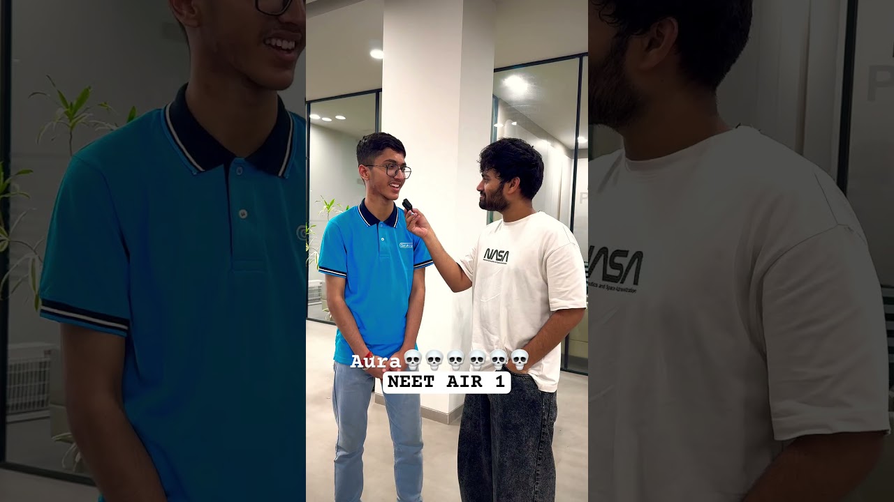 NEET 2025 AIR 1 Aura 💀💀| Create History NEET Topper | All Time Toughest NEET paper 2025