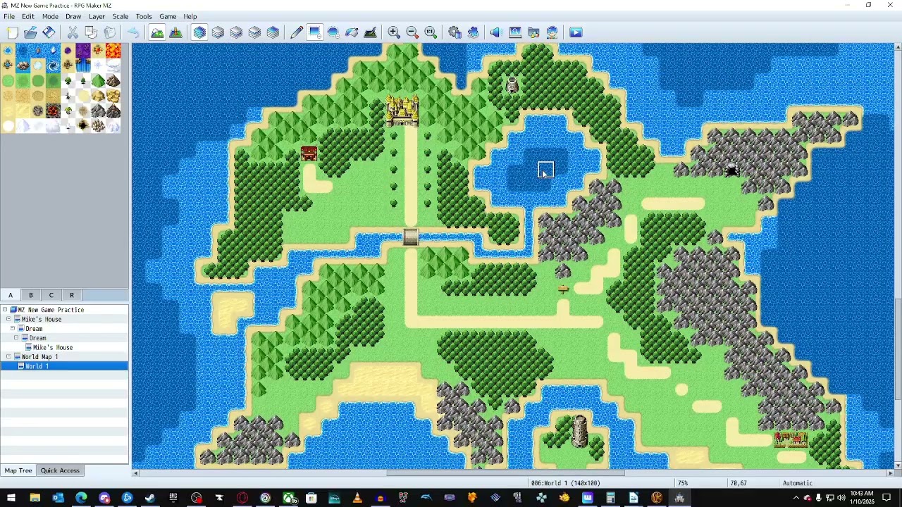 Showing what I'm making in RPG Maker MZ