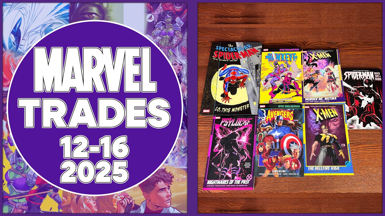 Marvel 12/16/25 | Avengers Epic Collection: Timeslide |  Hawkeye Epic Collection: Marked For Death