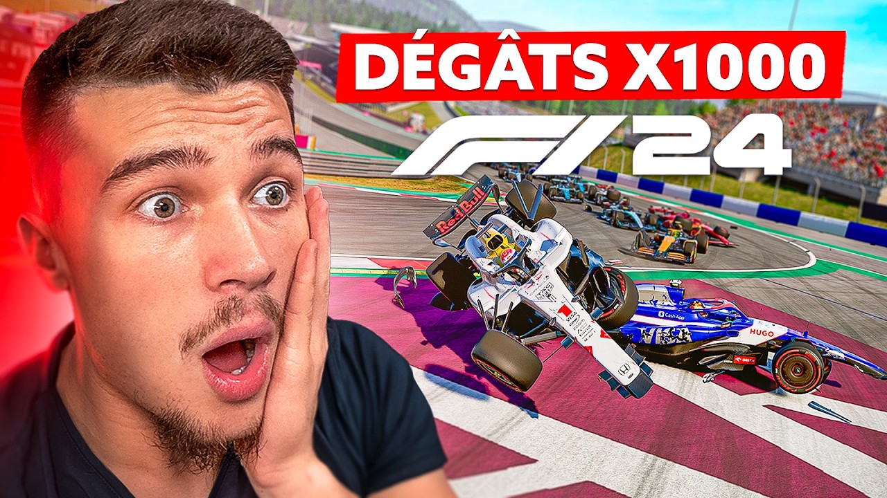 SURVIVRE EN DEGATS EXTREME EN AUTRICHE - F1 24 😱😂