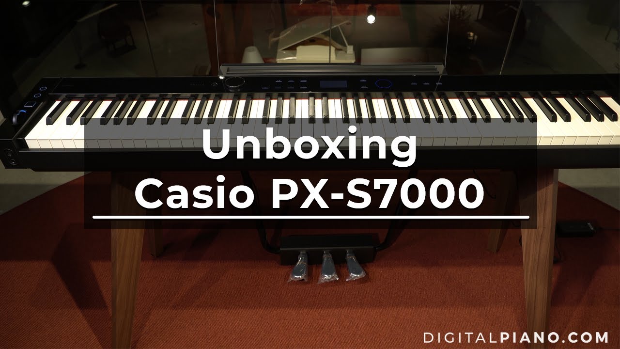 Unboxing and Assembly of NEW Casio PX-S7000 | Digitalpiano.com