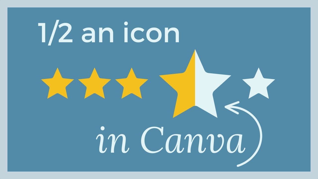 How to show fractions in a Pictogram with Canva