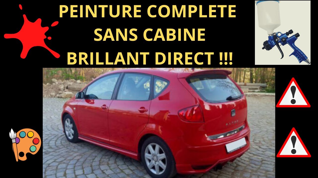 repeindre une voiture soi meme sans cabine de peinture. Episode 1/3.