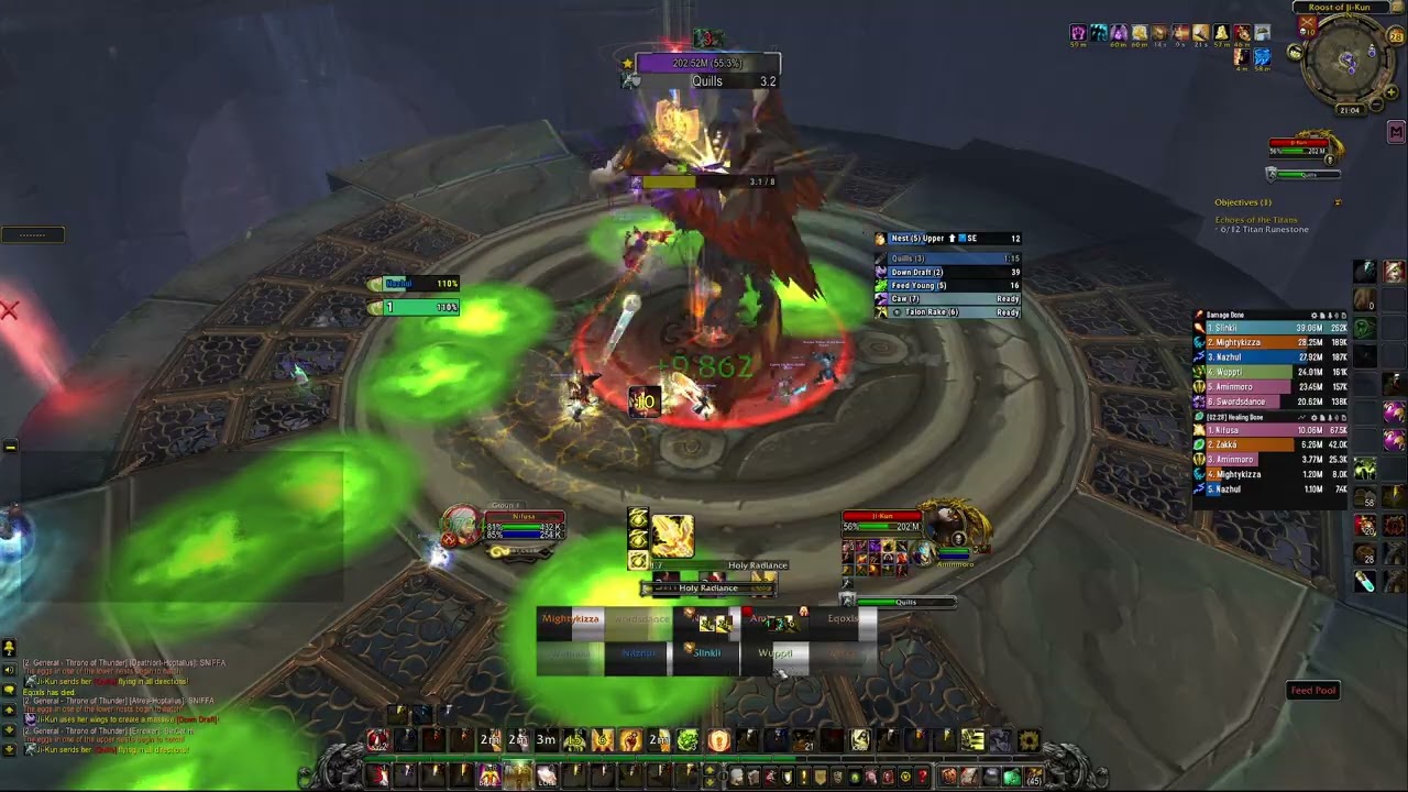 Wow - MoP Classic | ToT - Ji-Kun - 10M HC - Holy pala pov | 4:50