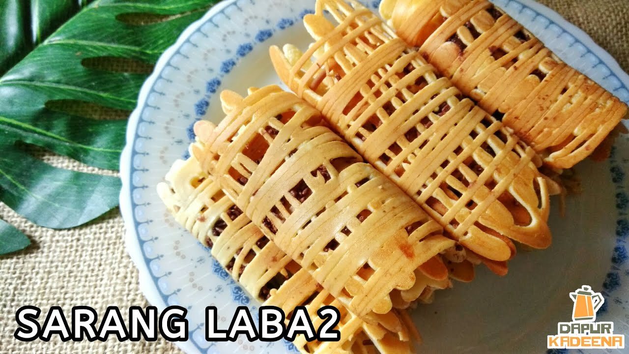 CARA MEMBUAT KUE SARANG LABA LABA