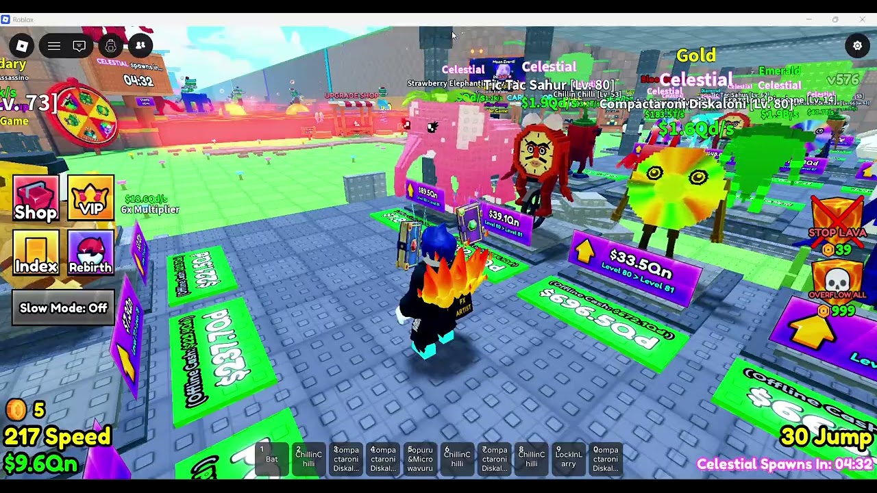 best celestial in survive  LAVA for brainrots