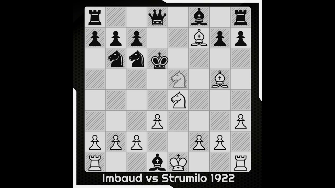 Imbaud vs Strumilo 1922 - Game of the Day