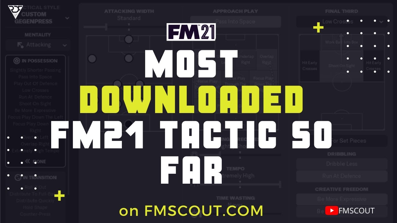 Most DOWNLOADED FM21 Tactic So Far Is...AWESOME! / Best Football Manager Tactics