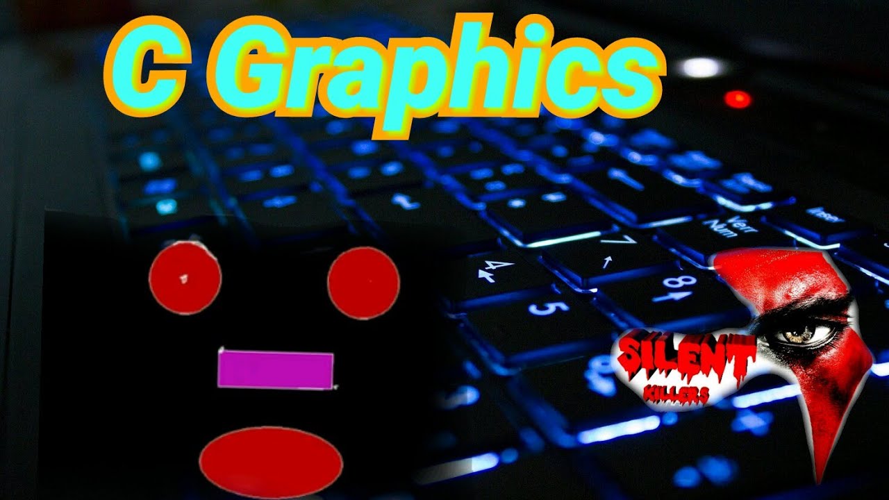 How to Color fill into shapes in C Graphics in tamil | Silent Killers